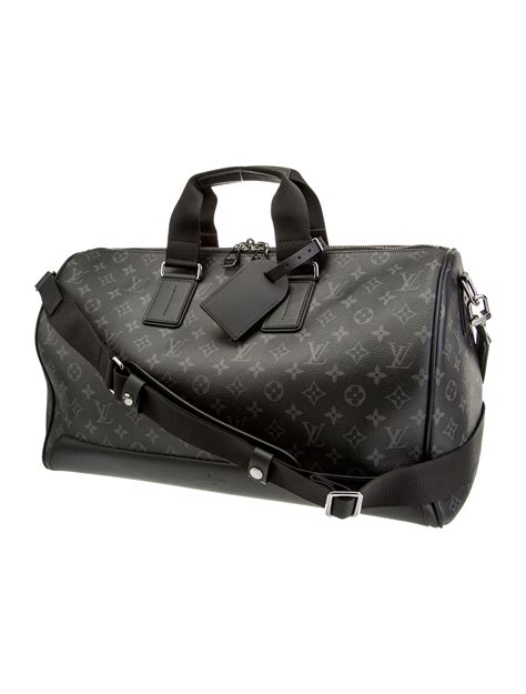 louis vuitton monogram eclipse keepall voyager|More.